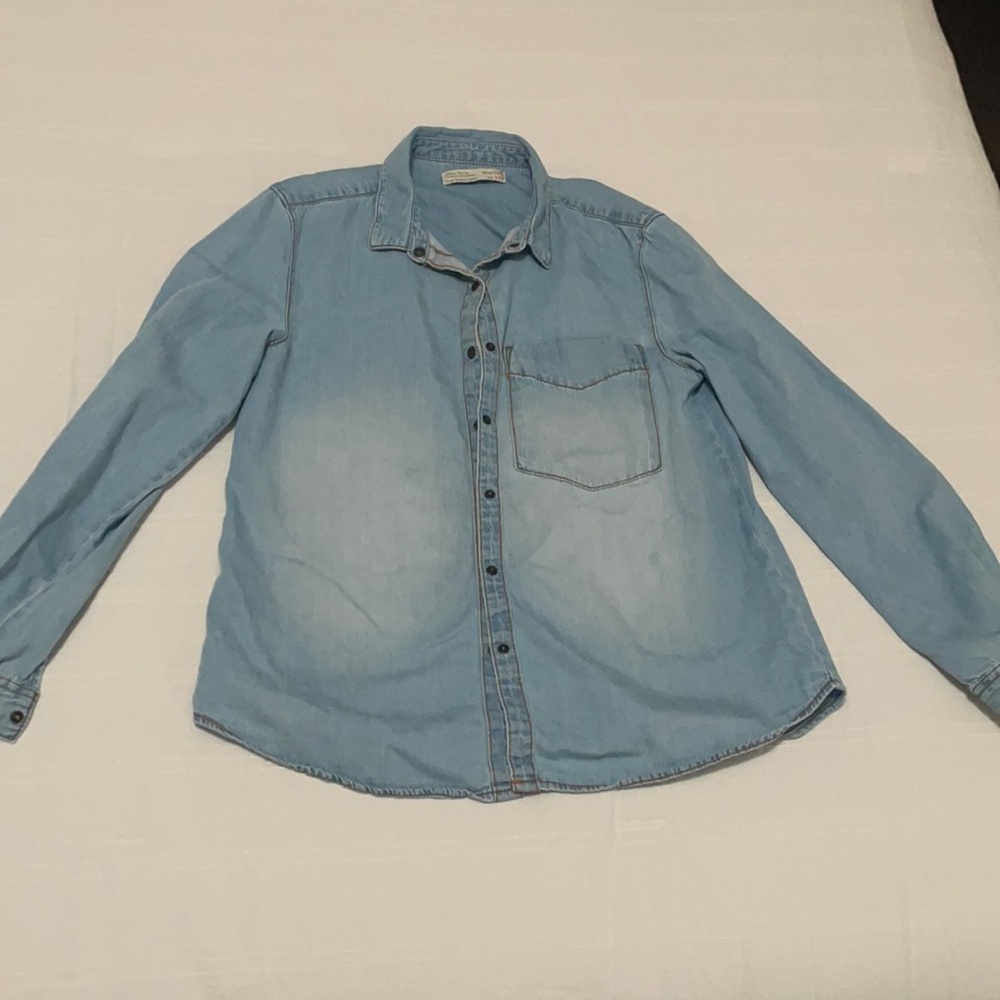 Zara girls Jean shirt